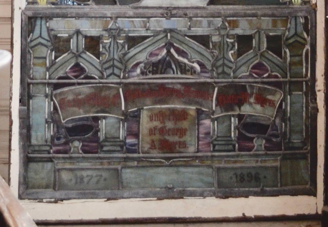 Belle Époque Vetrata Stained Glass raffigurante Ruth in vendita