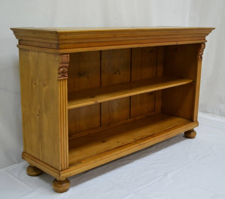 Pine Low Bookcase at 1stDibs