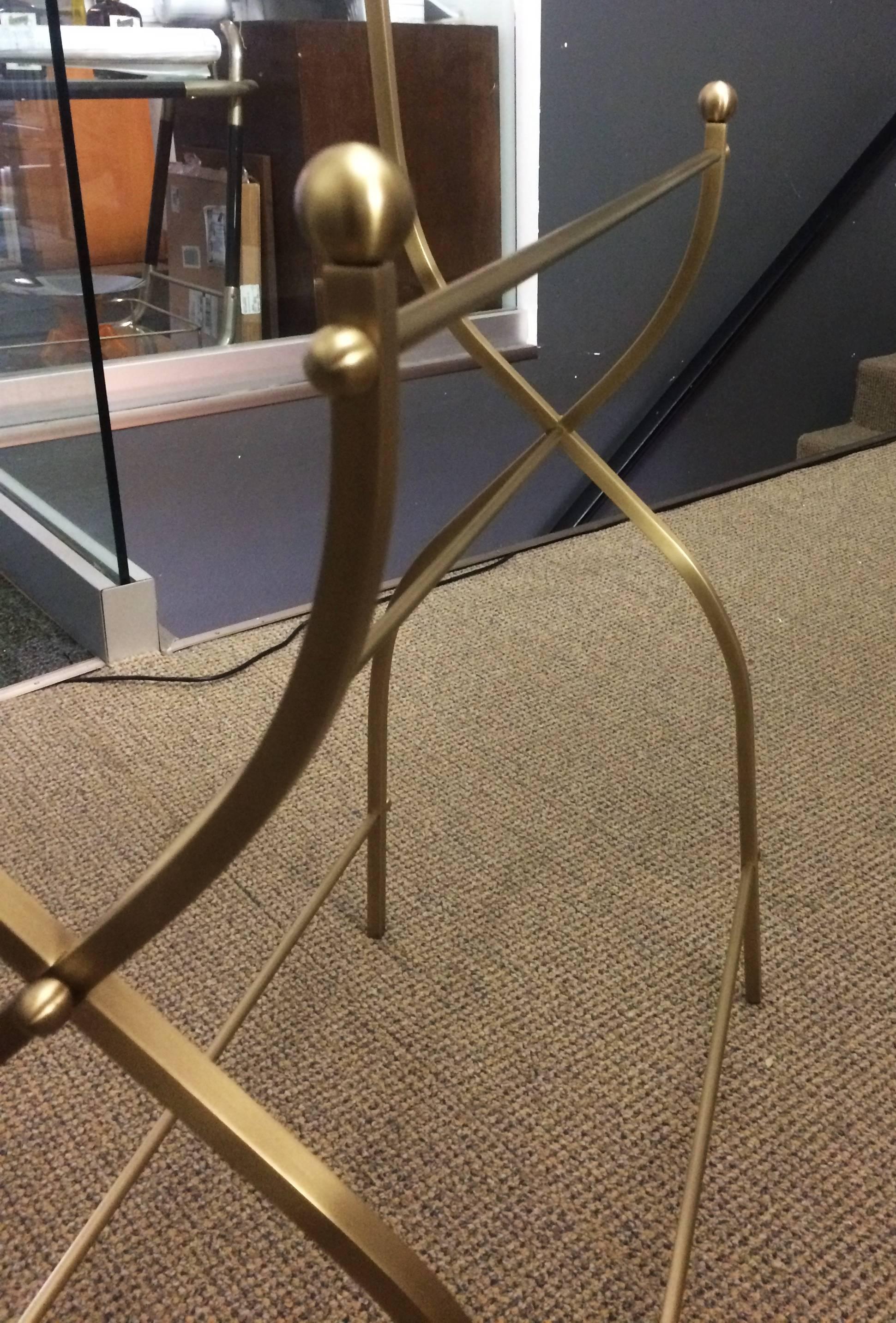 Porte-serviettes Charles Hollis Jones des années 1960 pour Lucille Ball en laiton massif Bon état - En vente à Los Angeles, CA