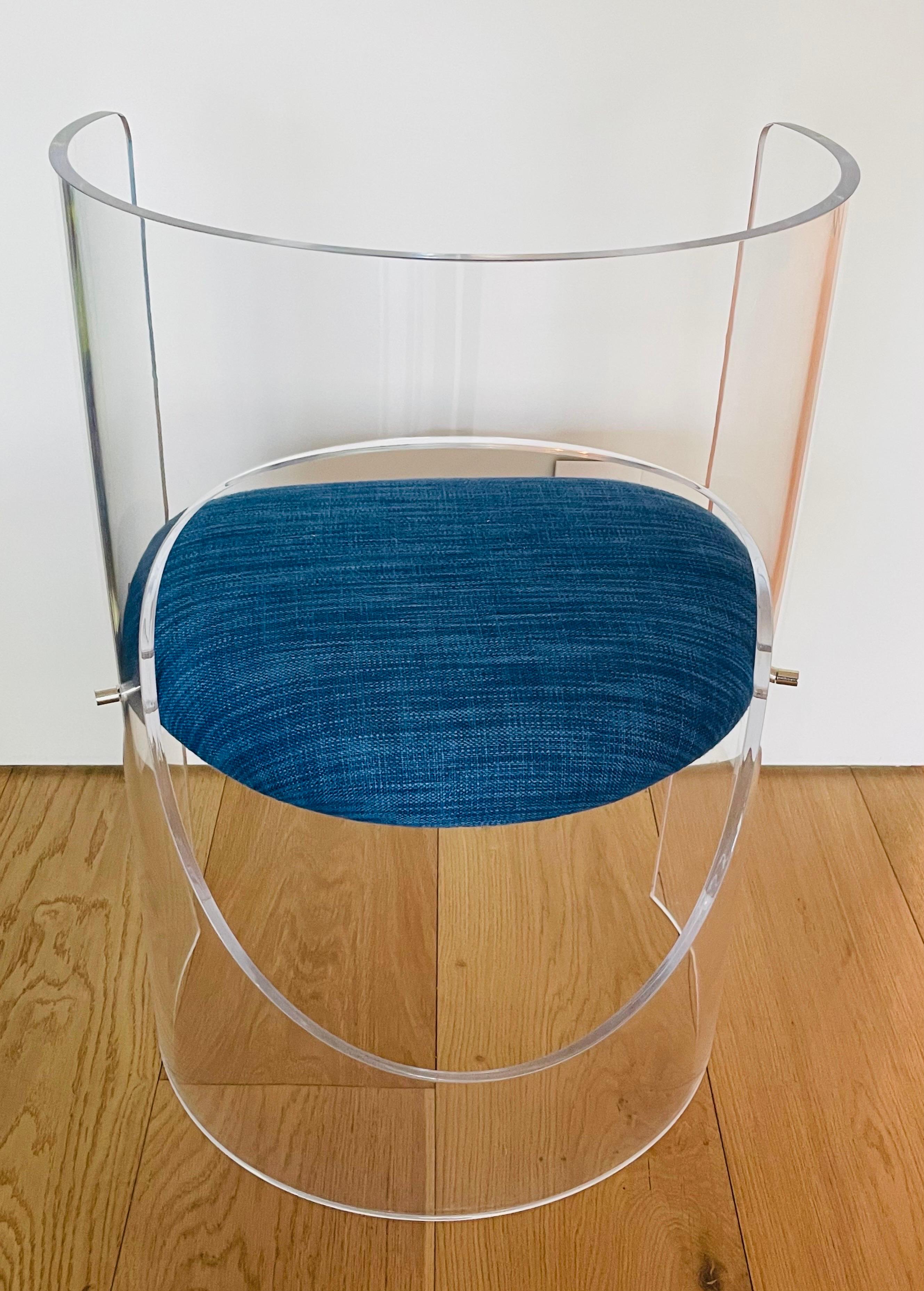 Paire de chaises barils « O » de Charles Hollis Jones en vente 1
