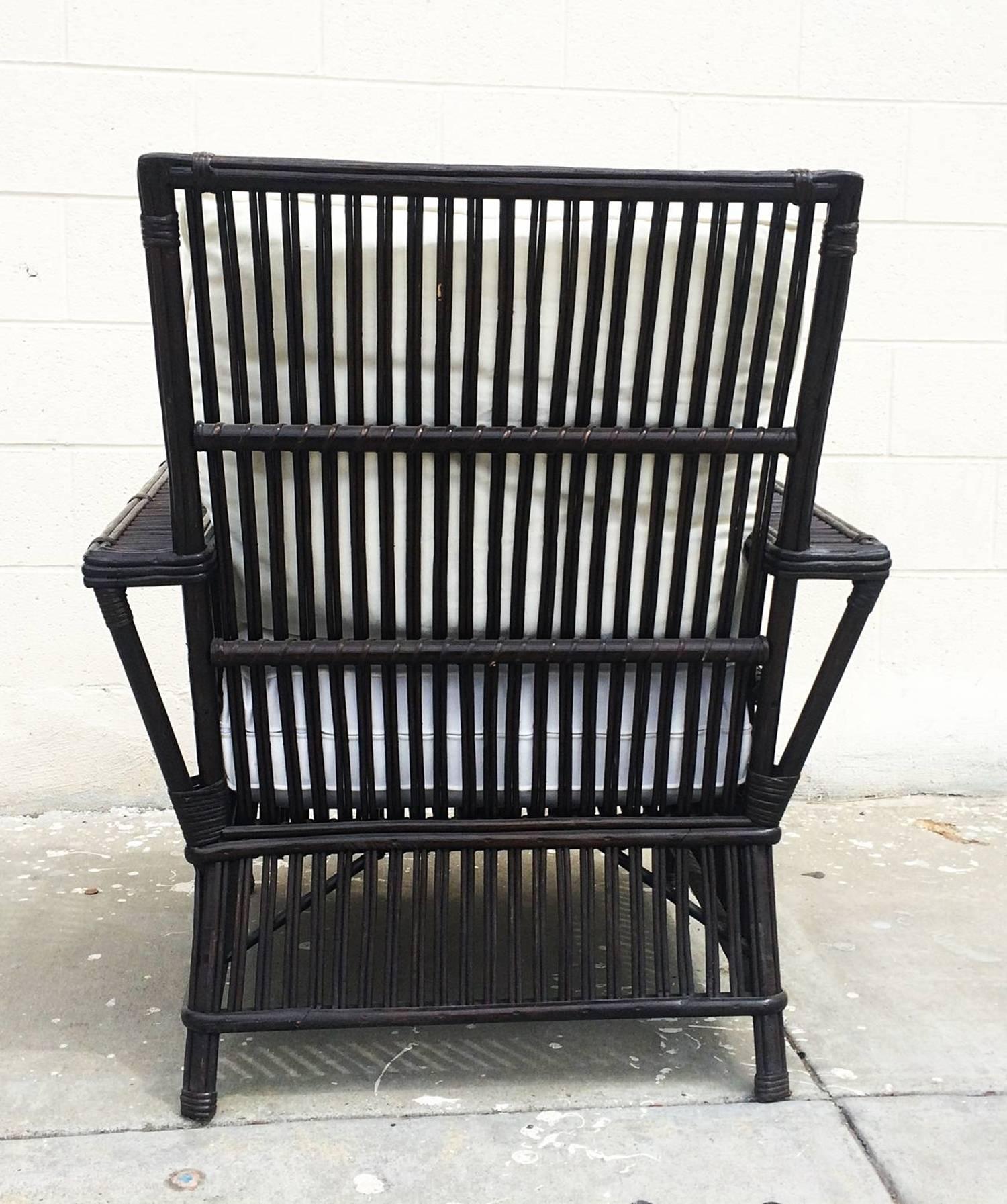 wicker patio chairs with ottoman