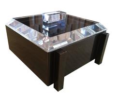 Raro joyero de latón macizo con acabado antiguo de Charles Hollis Jones