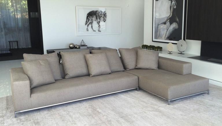 Two Piece George Sectional By Antonio Citterio For B B Italia Signed At 1stdibs
