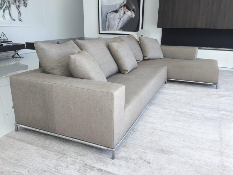 Two-Piece George Sectional by Antonio Citterio for B&B Italia