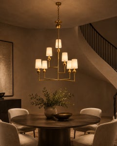 Paloma Contreras "Comtesse" Brass Chandelier for Visual Comfort Signature