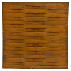 John Baughman Weave Series Wall Sculpture Brutalist Wood Art Panel 2010