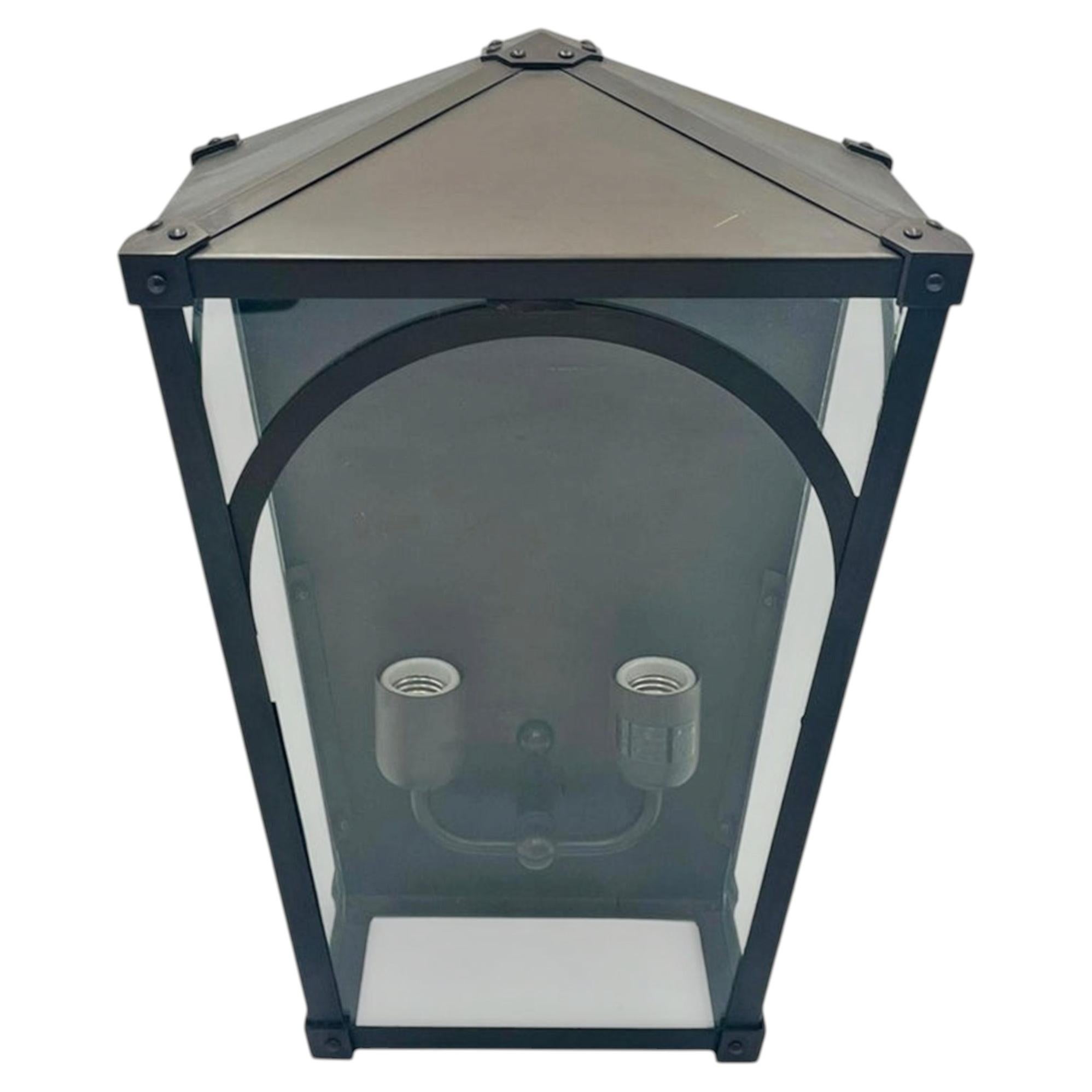 Remains Lighting "Mercer 17" Außenlaterne oder Wandleuchter aus Messing, amerikanisch im Angebot