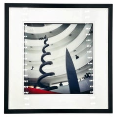 Signed Guggenheim Museum Architectural Photograph Custom Framed