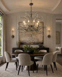 Lustre « Splashing Water 37 » en étain et acrylique, par Remains Lighting