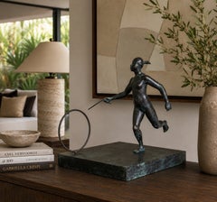 Armando Amaya, édition limitée, sculpture féminine en bronze en forme d'anneau, Mexique, 1999