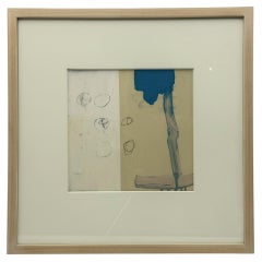 Signed M. Michelle Contemporary Abstract Watercolor on Paper, 2008