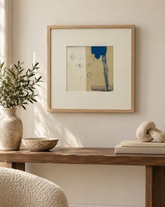 Signed M. Michelle Contemporary Abstract Watercolor on Paper, 2008