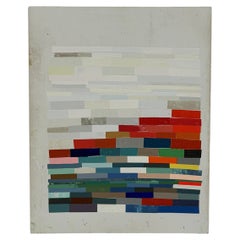 “Everything Changes as You Go Up” Geometric Abstract Painting, 2020