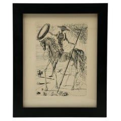 Salvador Dalí Don Quixote Etching, Collector’s Guild, circa 1968