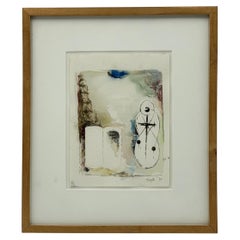 Donald McLaughlin Untitled Abstract Watercolor on Paper, 1987