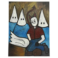 Ursula Roma «9 minutos: la muerte de George Floyd», pintura acrílica, firmada