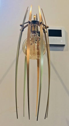 "Garras" Wall Sconces in Solid Brass by Amparo Calderon Tapia