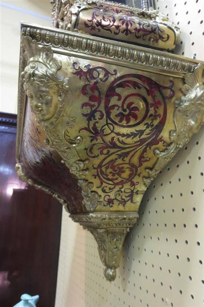 Large Louis XIV Style Ormolu and Boulle Bracket Clock, Vincenti & Cie In Good Condition In New York, NY