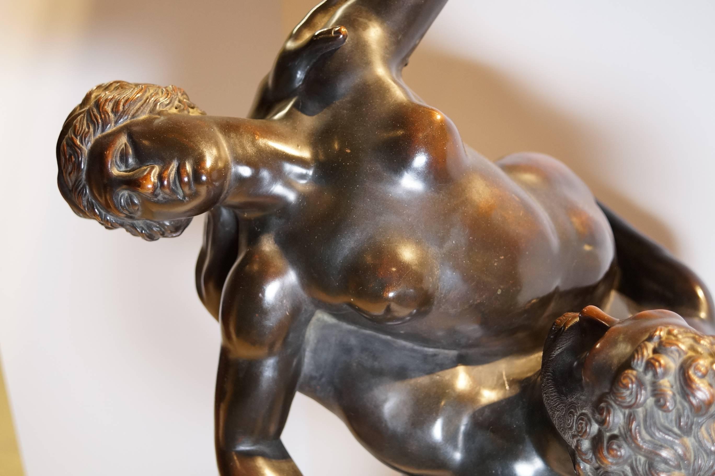 Rape of the Sabines Bronze Clad Sculpture In Good Condition In New York, NY