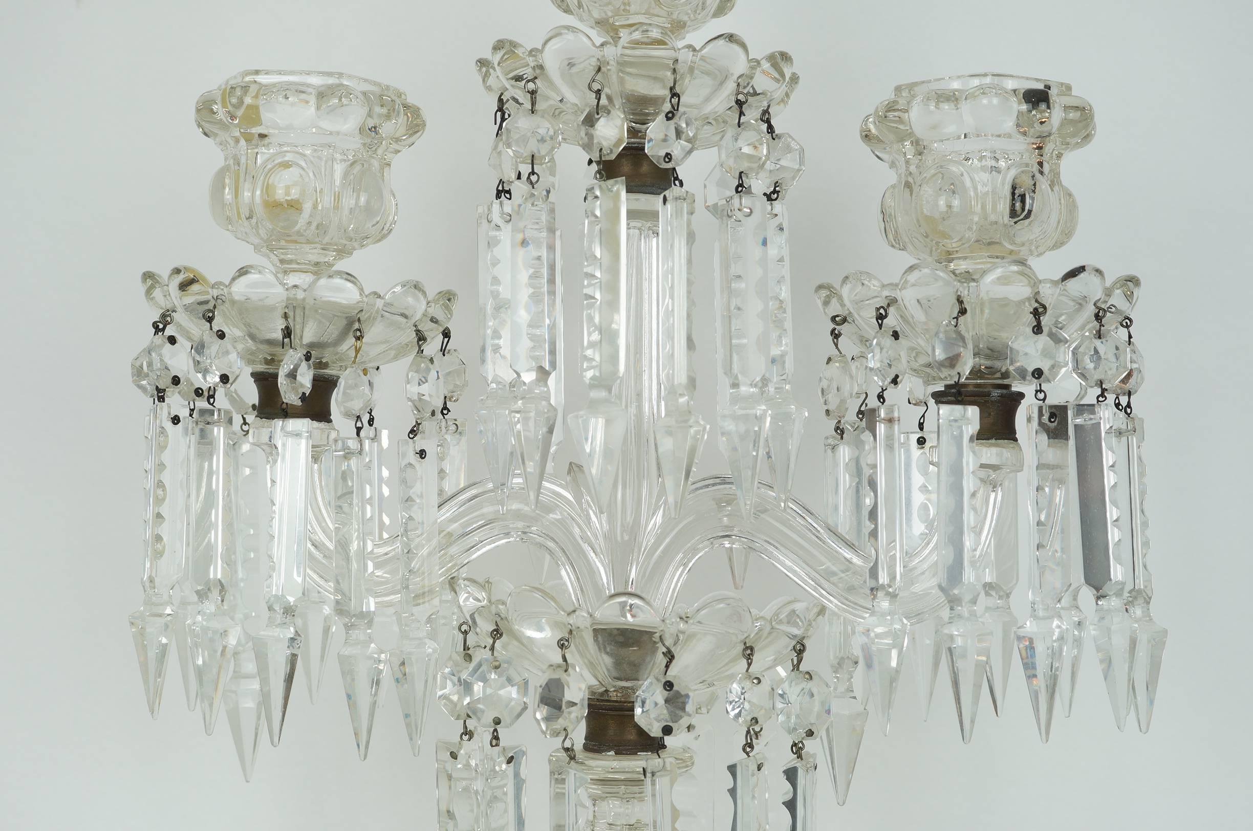 glass candelabras