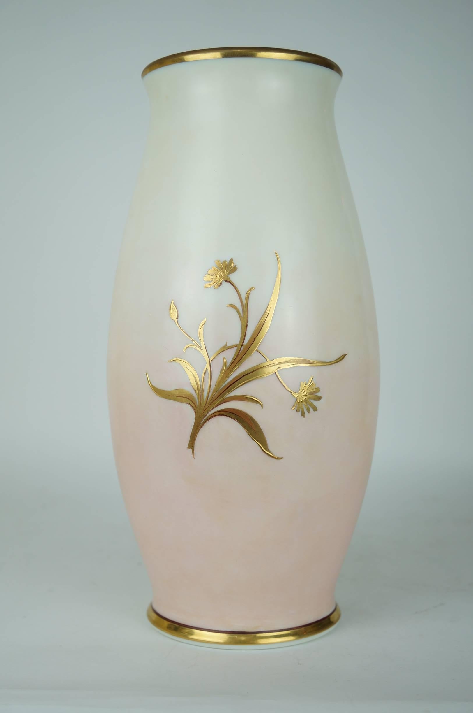 A Wonderful Painted Porcelain Art Nouveau Neoclassical Vase with Lady Releasing a Bird
Stock Number: PP10