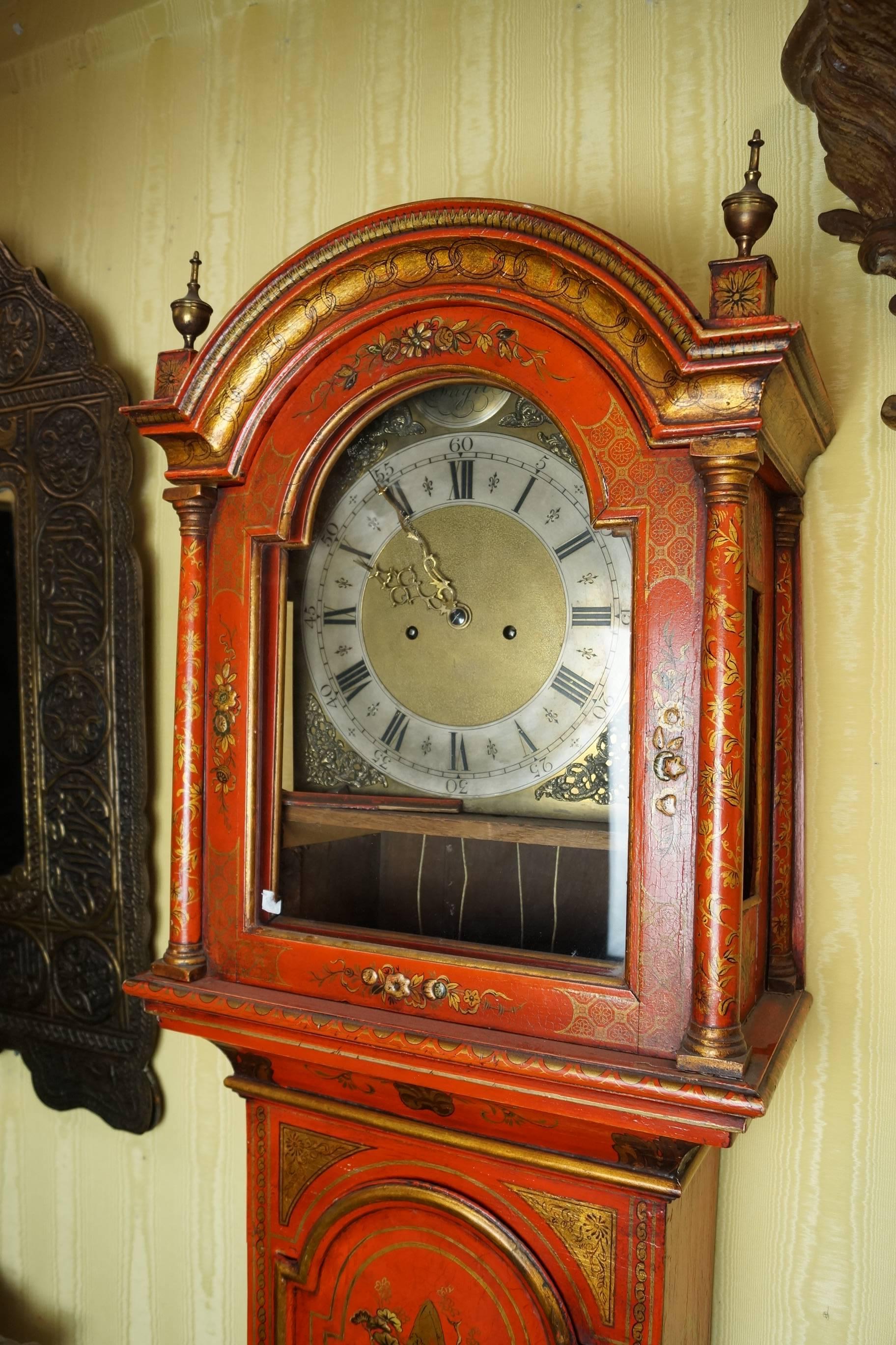 painted grandfather clocks for sale