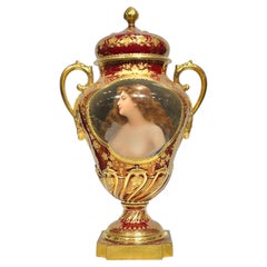Exceptional Royal Vienna Porcelain Vase