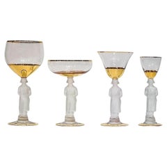 Set da 70 pezzi di calici in cristallo francese / bicchieri da vino - Modello “Napoleon” di Bayel
