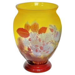 Galle Cameo Glass Vase