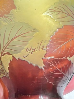 Galle Cameo Glass Vase