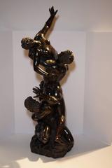 Rape of the Sabines Bronze Clad Sculpture