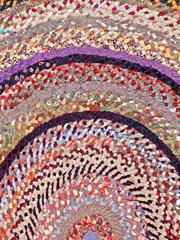 Vintage American Braided Rug