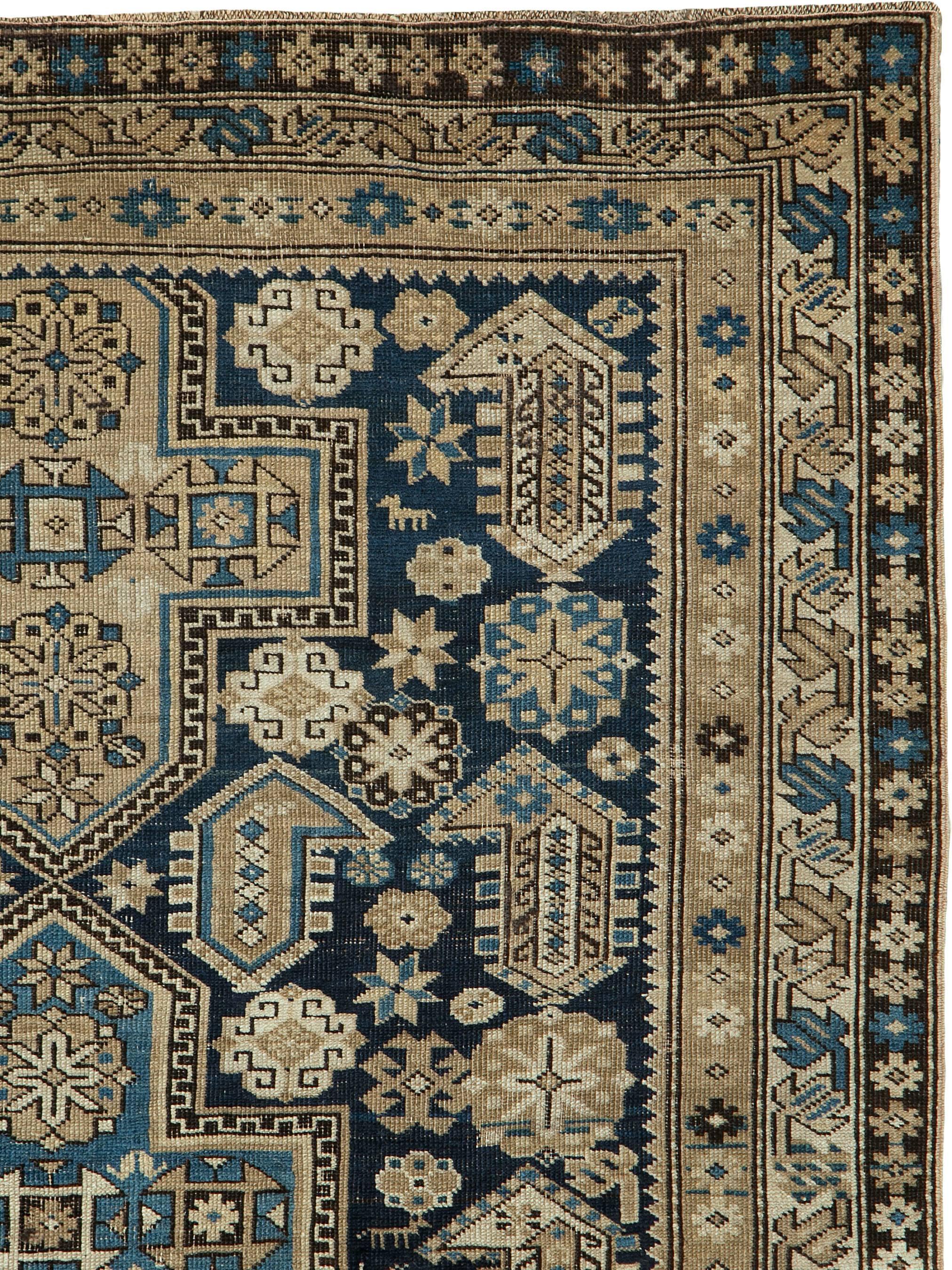 Kazak Antique Caucasian Shirvan Rug