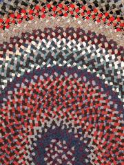Vintage American Braided Rug