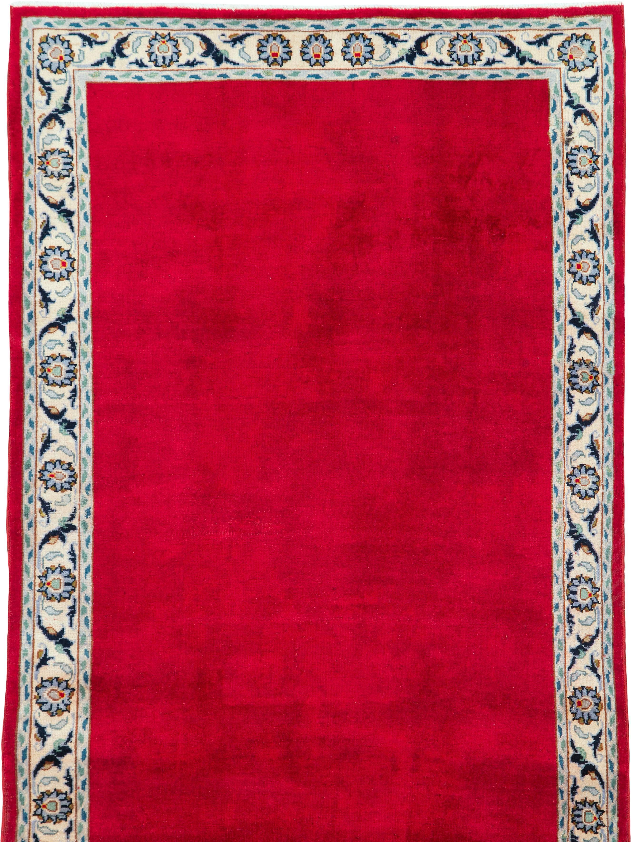 Modern Vintage Persian Kashan Rug