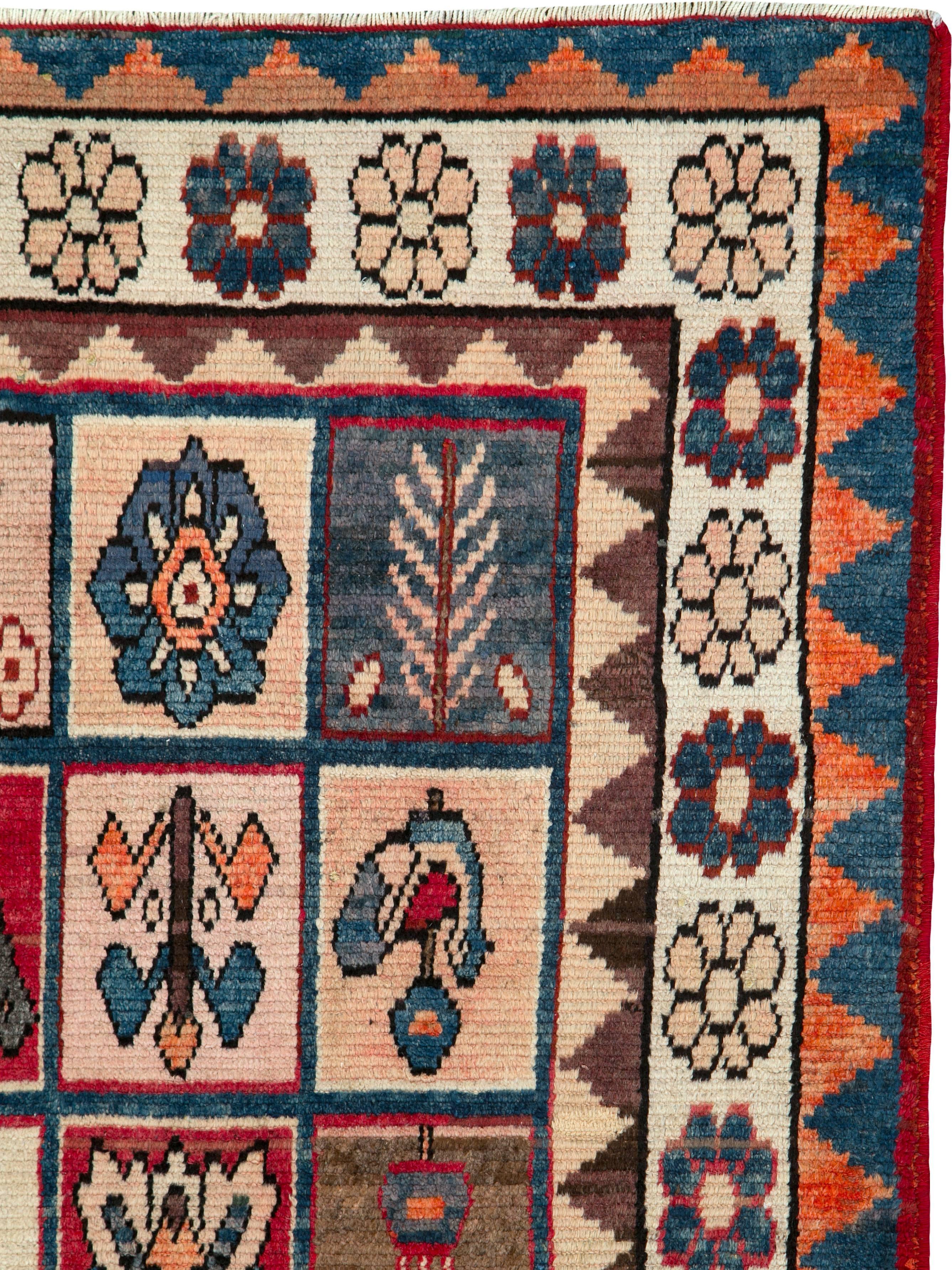 Tribal Vintage Persian Bakhtiari Rug For Sale