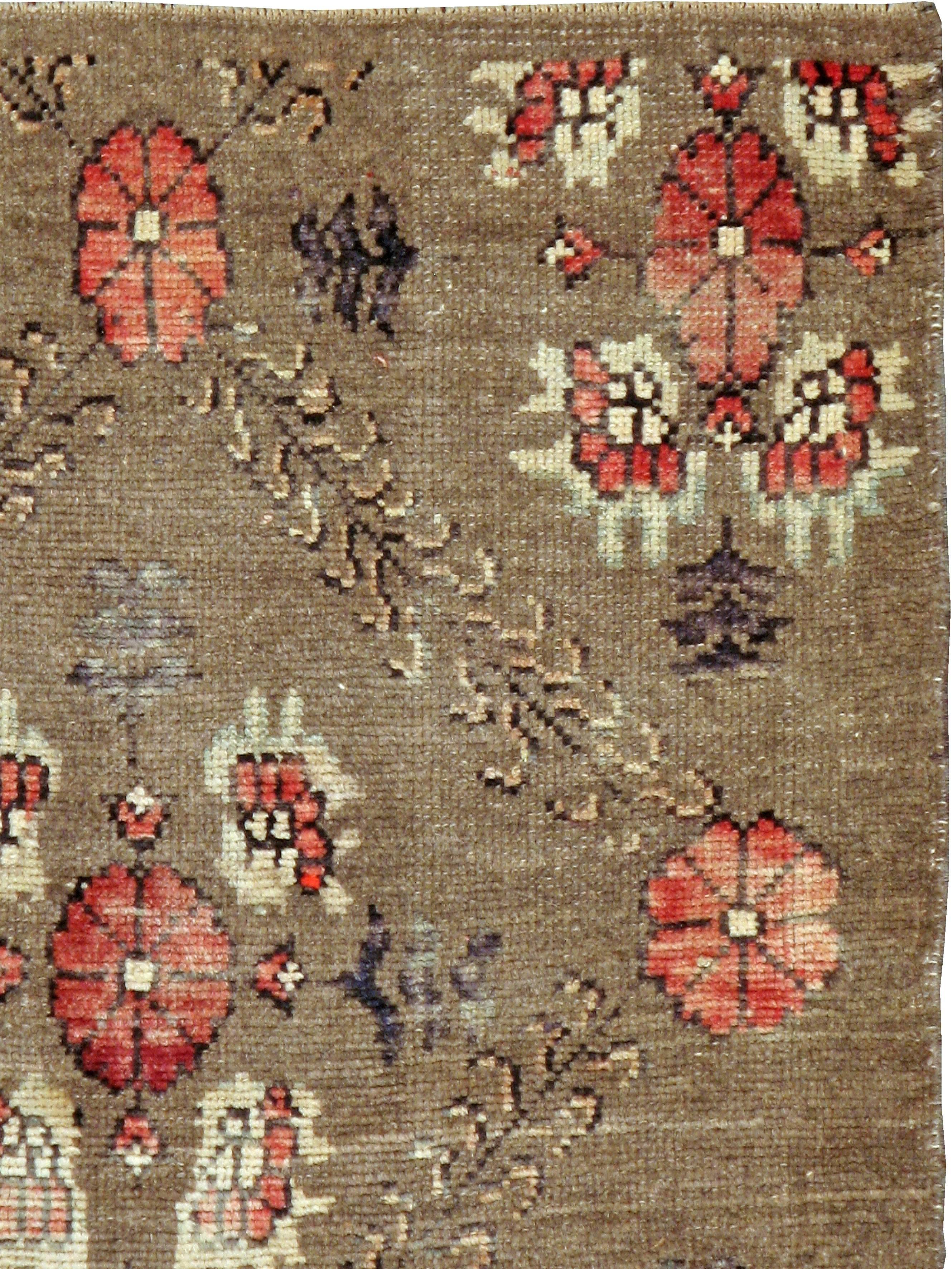 A vintage Turkish carpet from the second quarter of the 20th century.