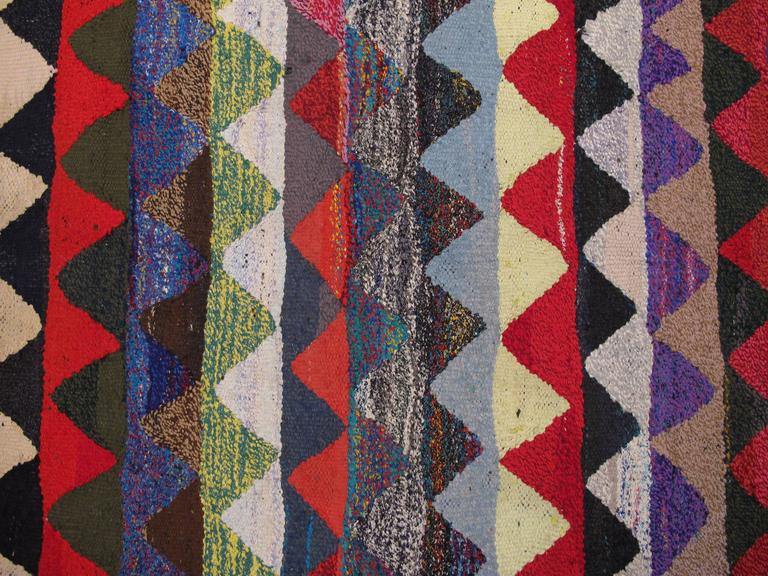 Vintage Persian FlatWeave Kilim Rug at 1stDibs