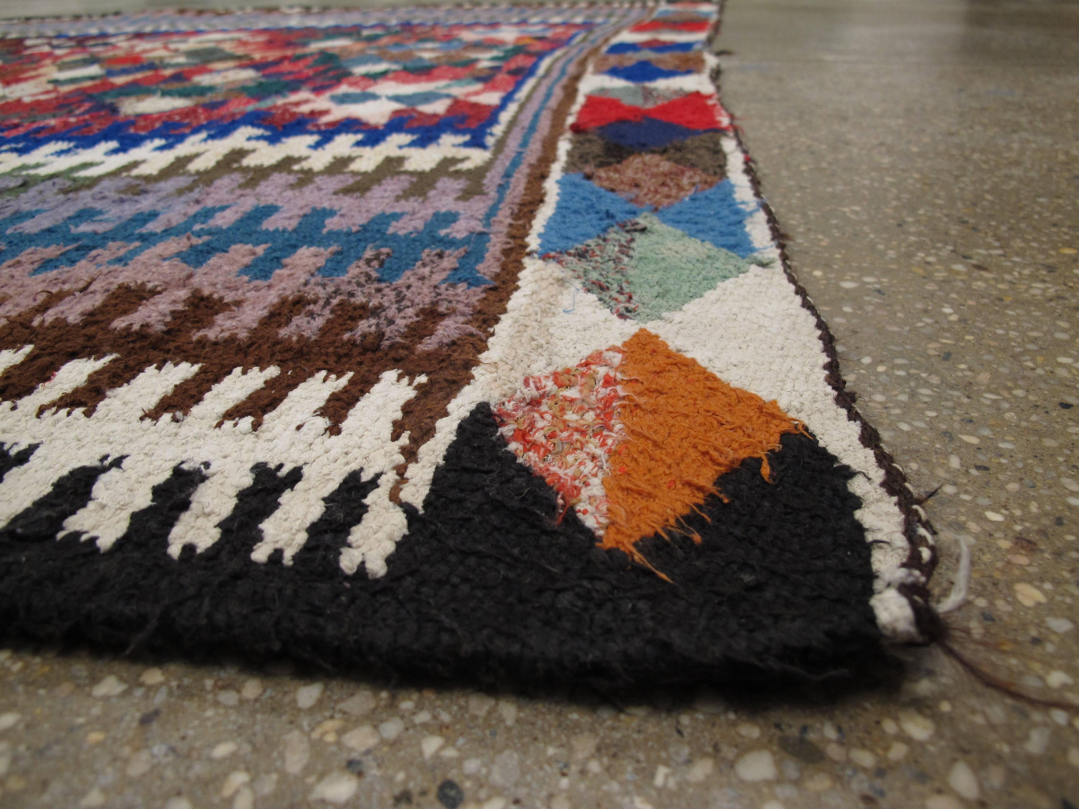 Vintage Persian Flat-Weave Kilim Rug 1