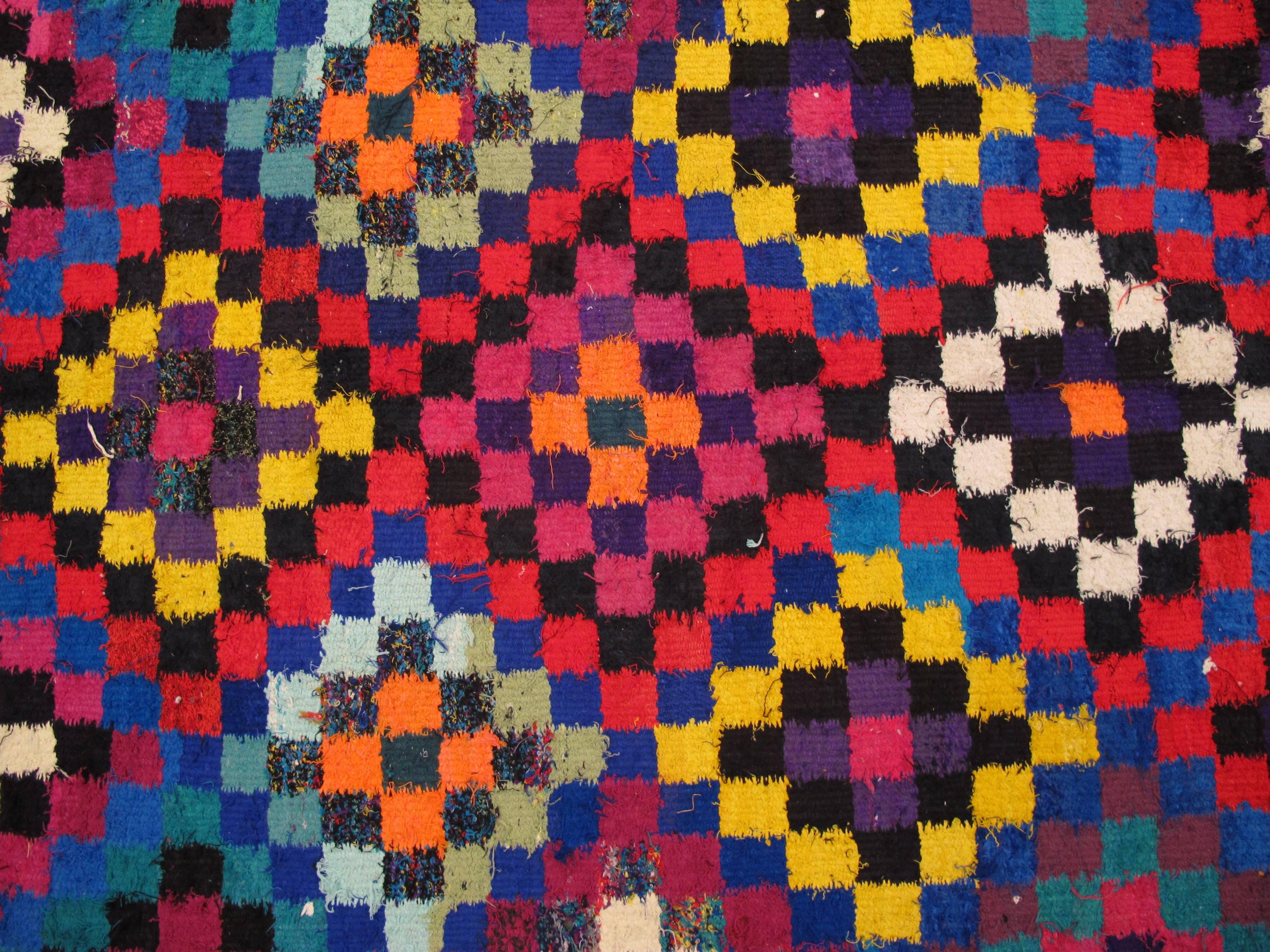 Alfombra Kilim Persa Vintage de Tejido Plano Moderno de mediados de siglo en venta