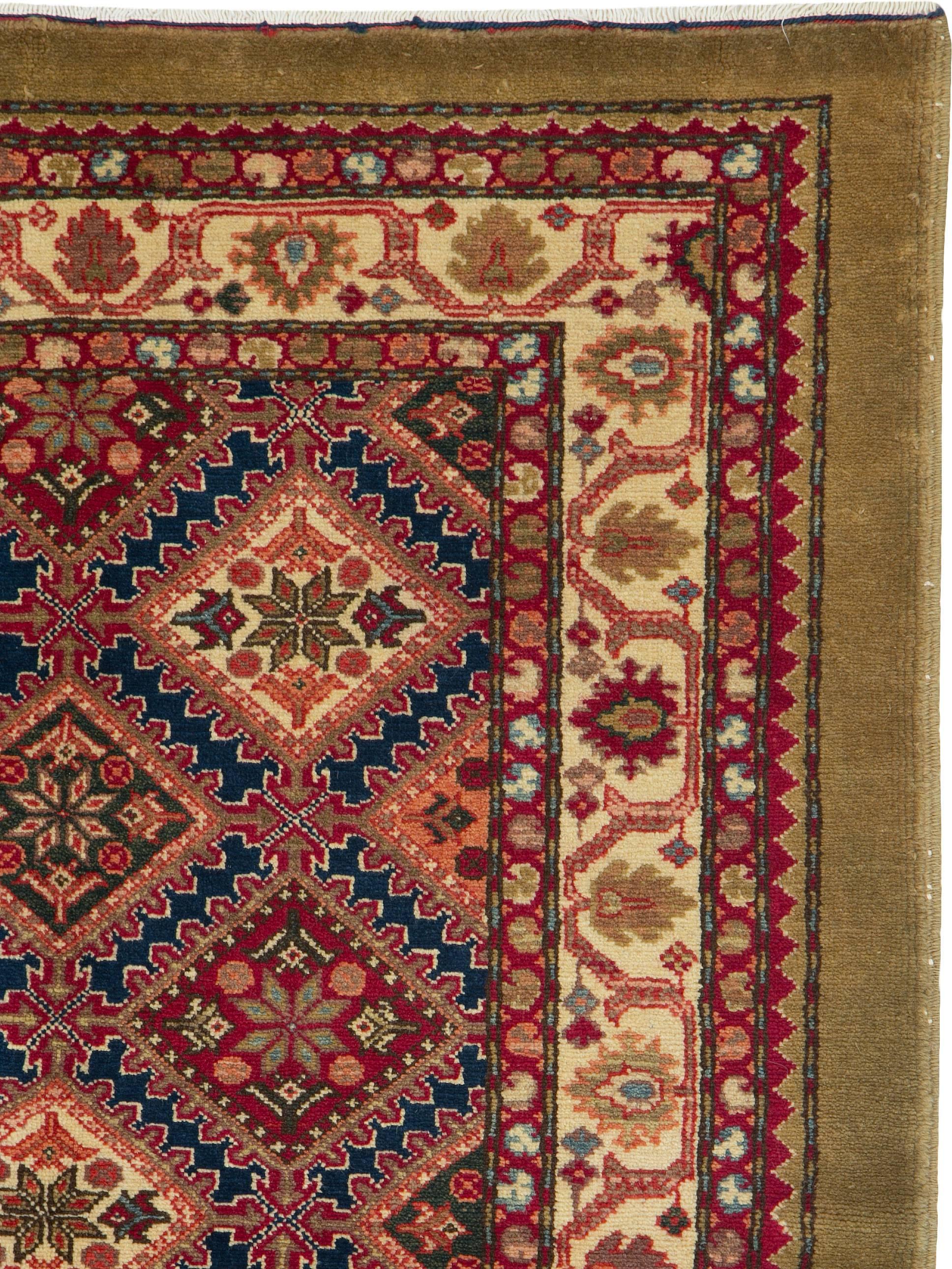 Hand-Knotted Modern Persian Malayer Rug For Sale