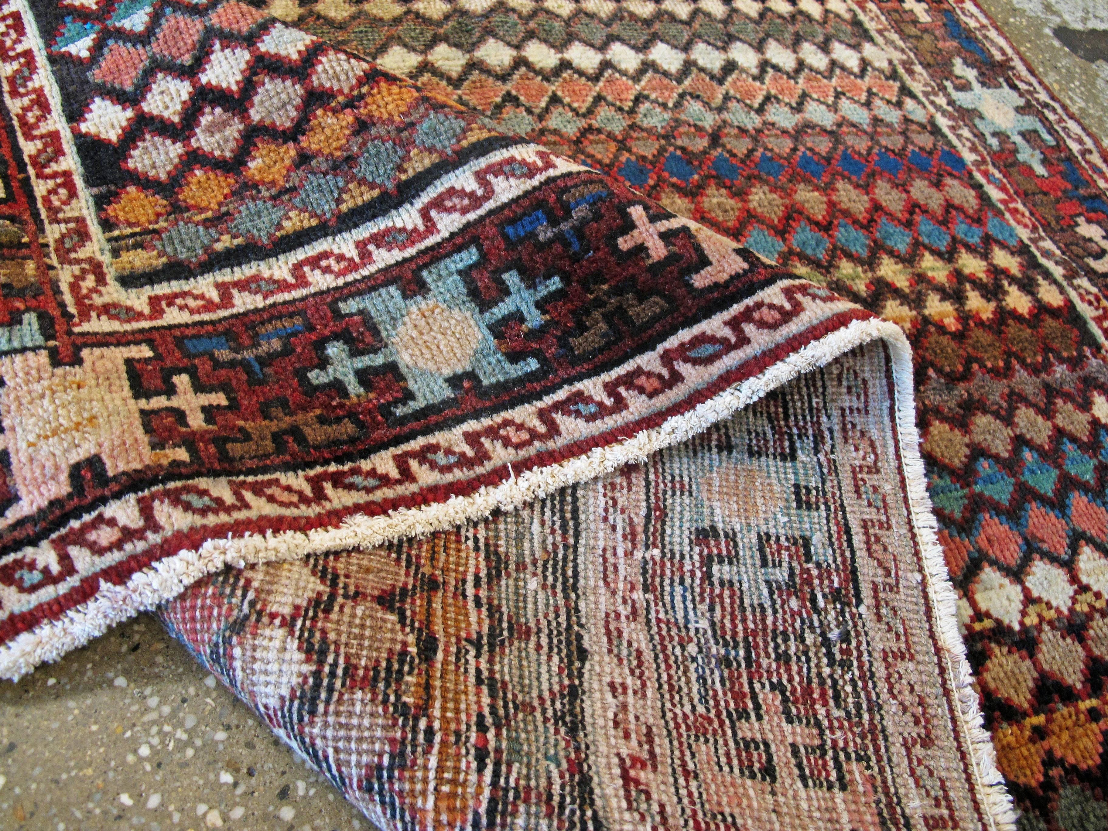 Wool Vintage Persian Hamadan Rug
