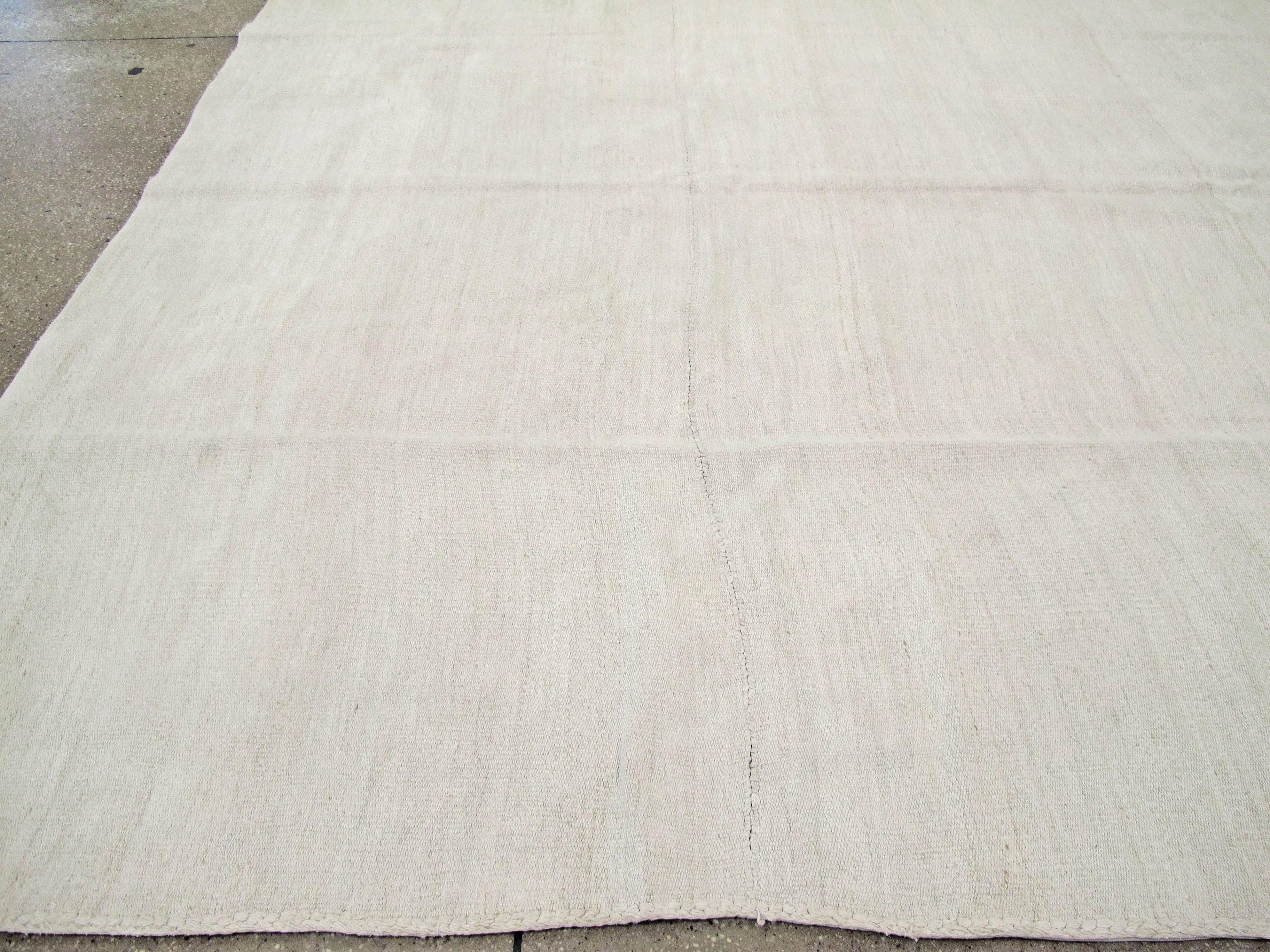 Vintage Turkish Flat-Weave Carpet 3