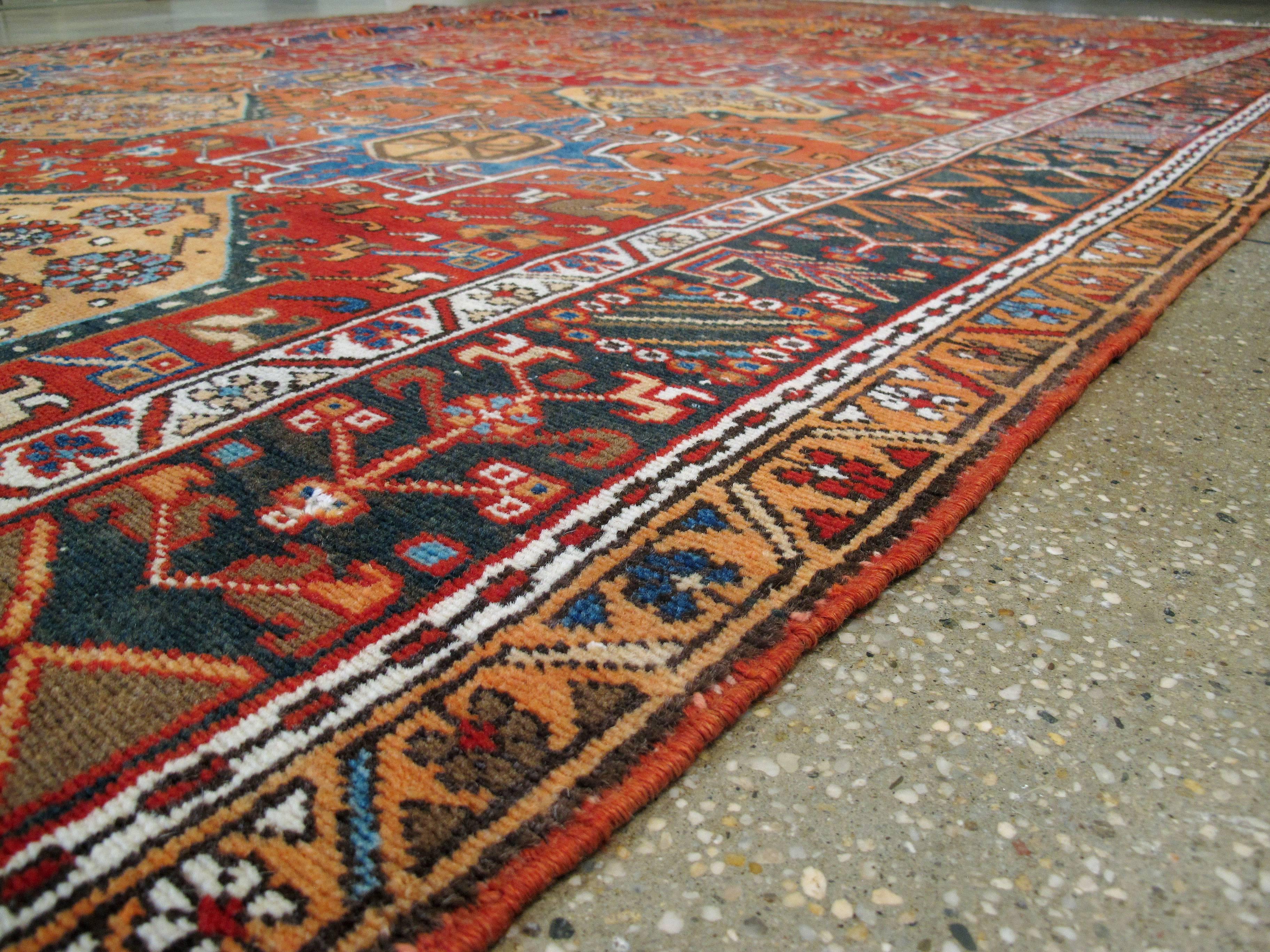 Vintage Persian Karajeh Rug For Sale 1
