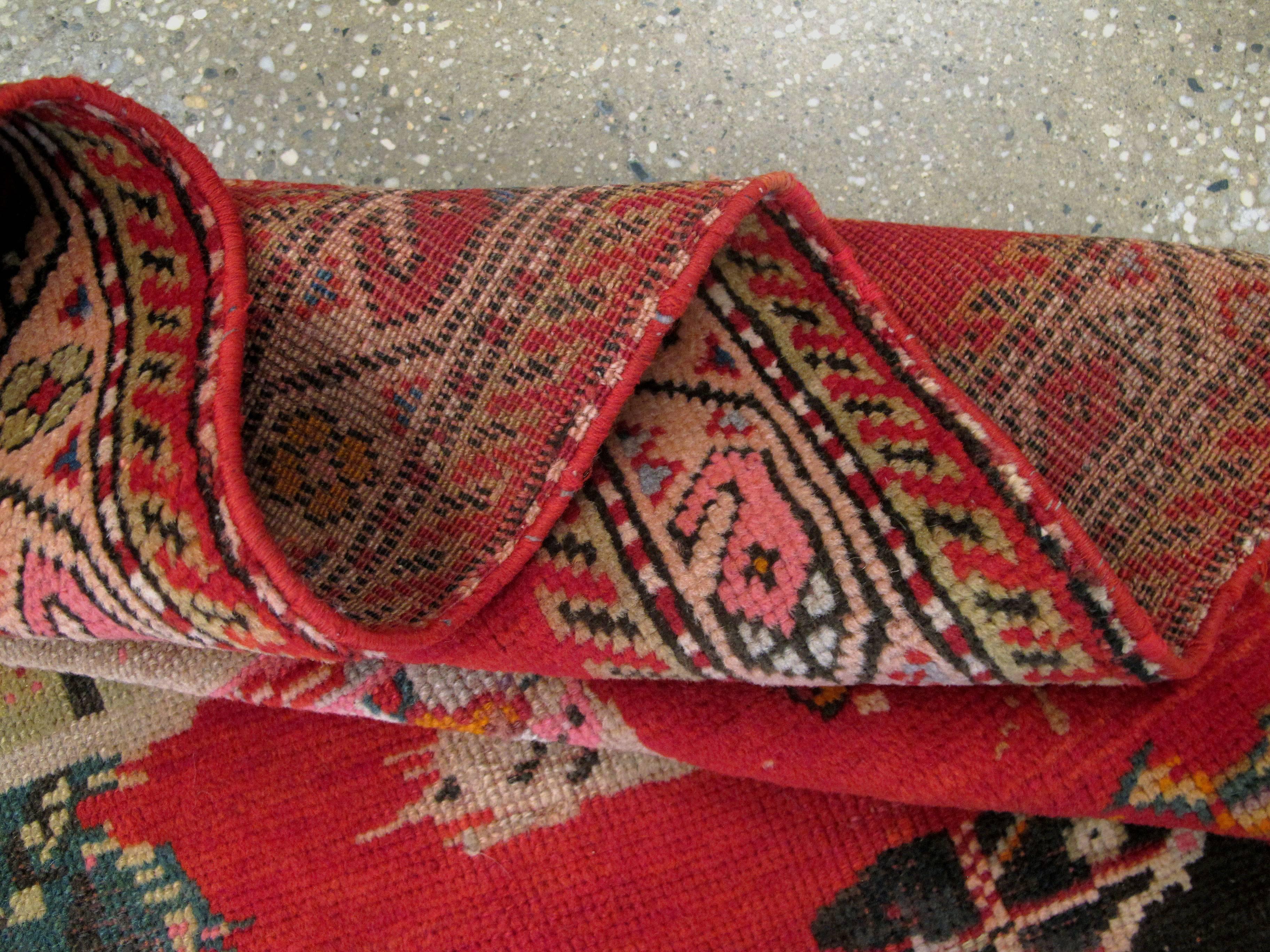 Vintage Caucasian Karabagh Rug For Sale 4