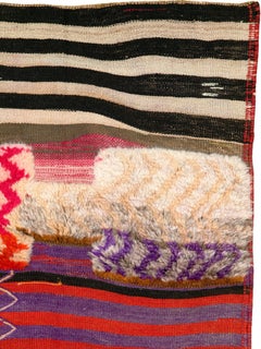Vintage Persian Bakhtiari Kilim