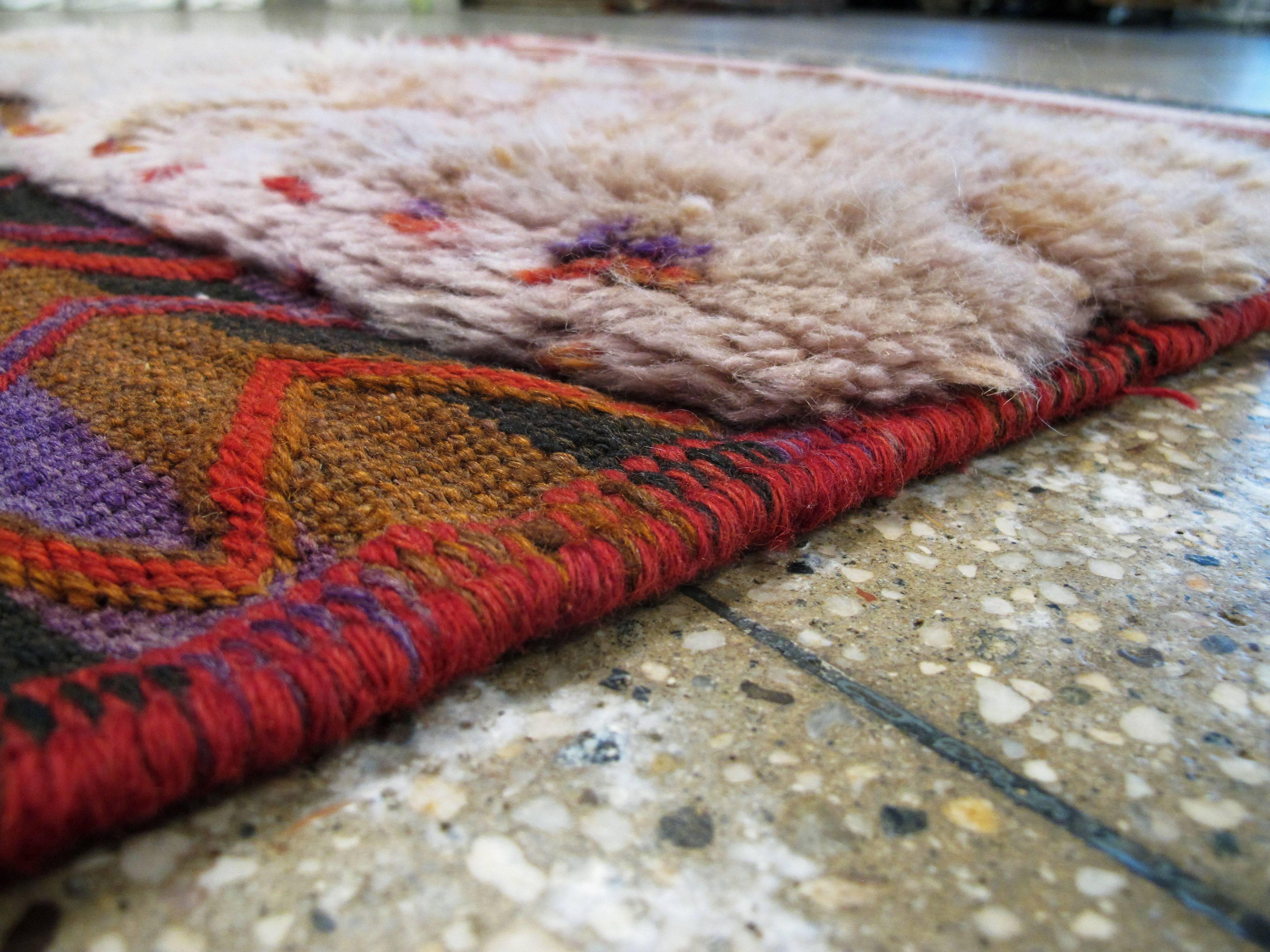 Wool Vintage Persian Bakhtiari Kilim