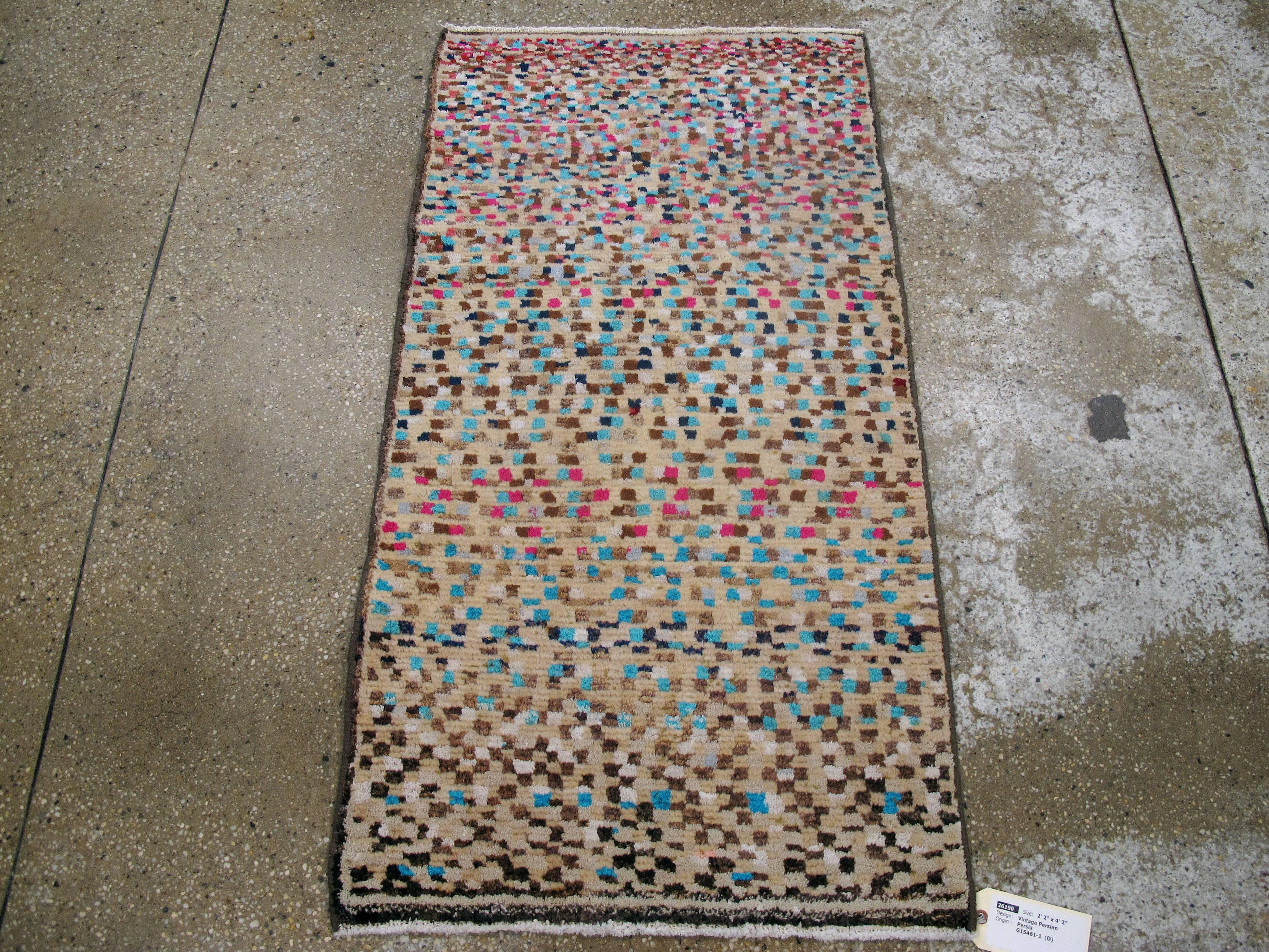 Modern Persian Gabbeh Rug In Excellent Condition For Sale In New York, NY