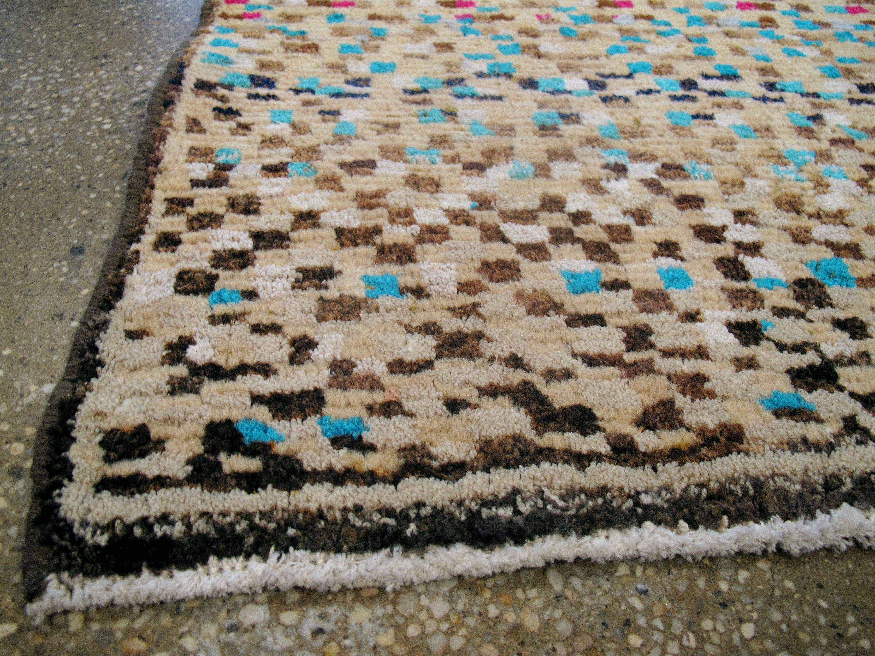 Contemporary Modern Persian Gabbeh Rug For Sale