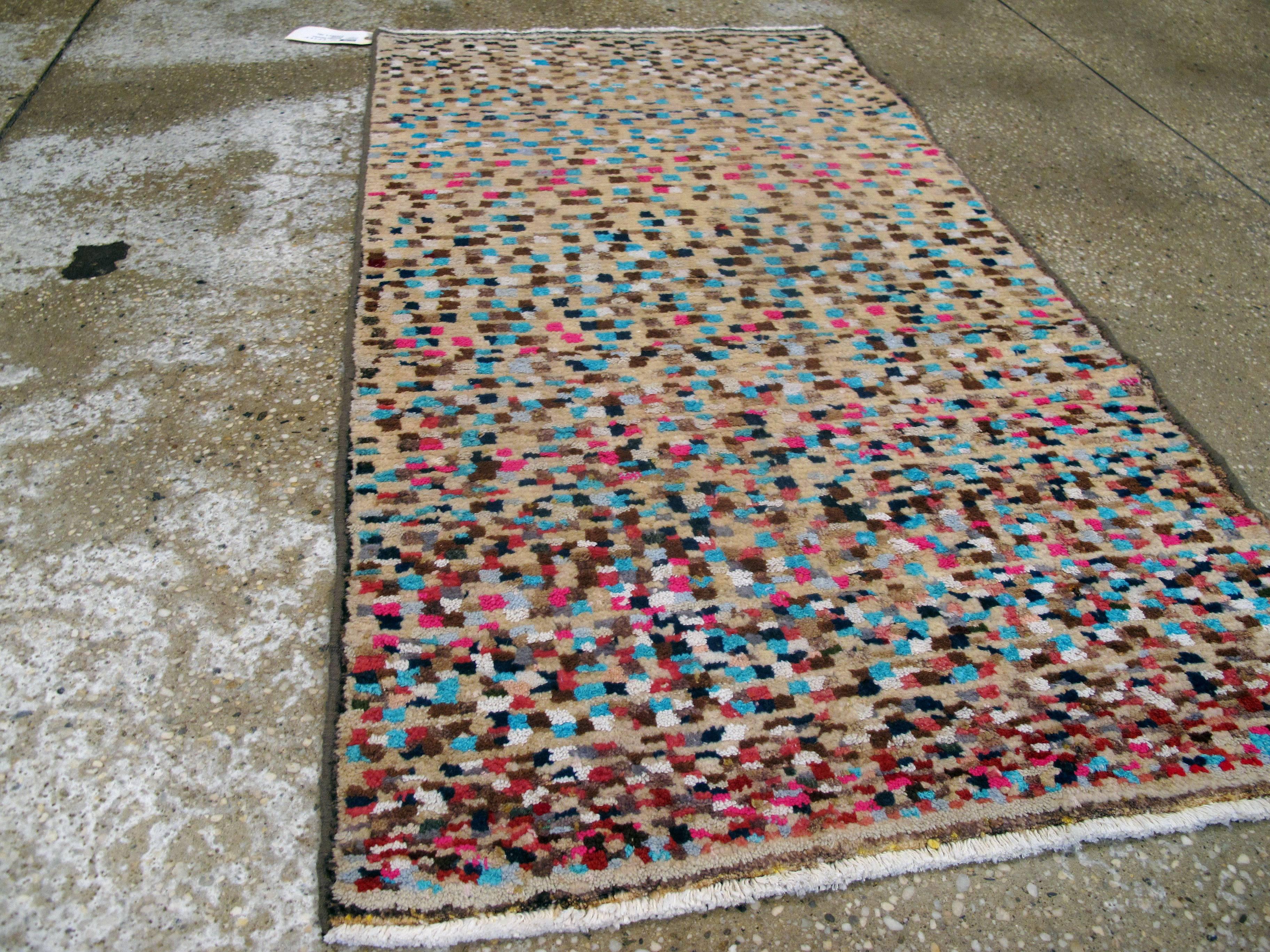 Wool Modern Persian Gabbeh Rug For Sale